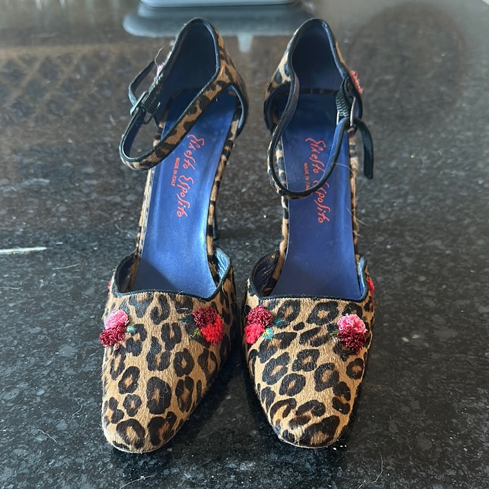 Ernesto Esposito Leopard Print Women's Shoes
